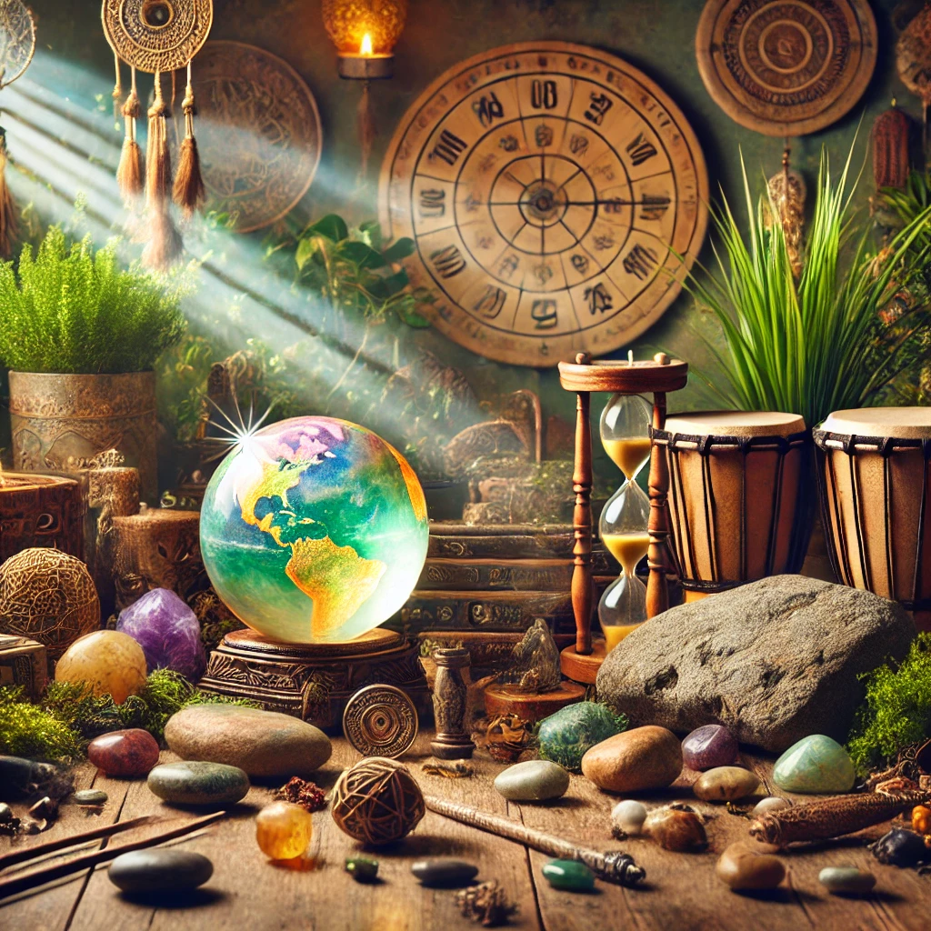 le globe, le temps, les pierres