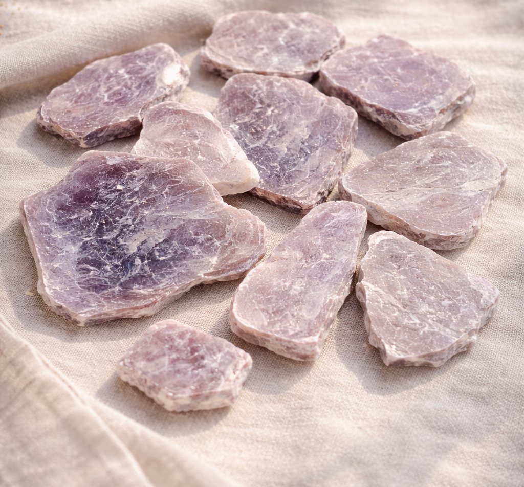 Lépidolite naturelle – Pierre d’apaisement et d’équilibre